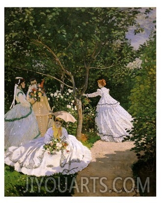 Women in the Garden, 1867