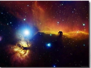 Alnitak Region in Orion (Flame Nebula NGC2024, Horsehead Nebula IC434)