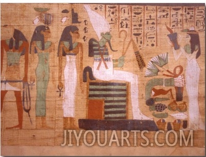 Ancient Papyrus, Cairo Museum of Egyptian Antiquities, Cairo, Egypt