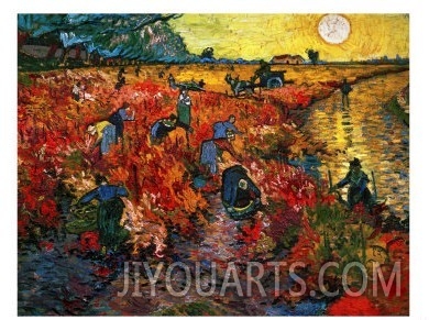 The Red Vineyard at Arles, c.1888