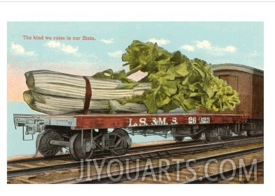 Giant Celery on Flatbed