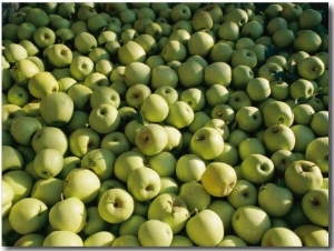 Green Apples are Piled High