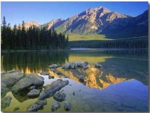 Pyramid Mt. at Sunrise, Canada