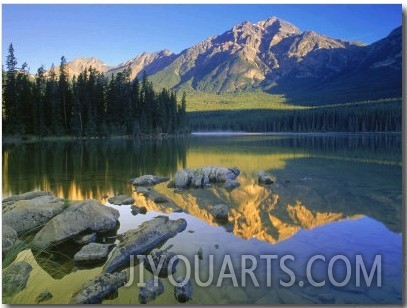 Pyramid Mt. at Sunrise, Canada