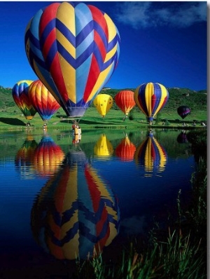 Hot Air Balloons, Snowmass CO