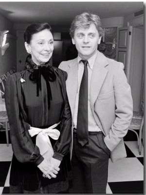 Ballerina Dame Margot Fonteyn with Dancer Choreographer Mikhail Baryshnikov