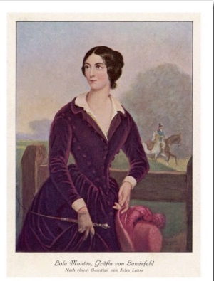 Lola Montez, American Dancer and Adventuress Born in Ireland