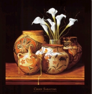 Calla Lilies and Canteen