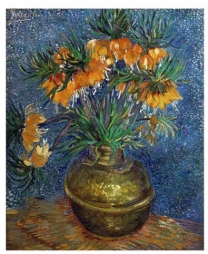 Crown Imperial Fritillaries in a Copper Vase, c.1886