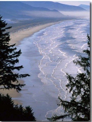 Manzanita Beach, Seen from Neahkahnie Mountain, Oregon