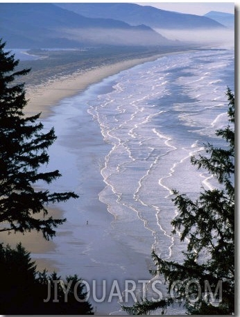Manzanita Beach, Seen from Neahkahnie Mountain, Oregon