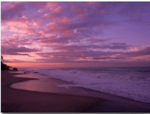 Sunset and the Ocean, CA