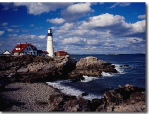 Portland Head Lighthouse on Cape Elizabeth, Portland, Maine, USA