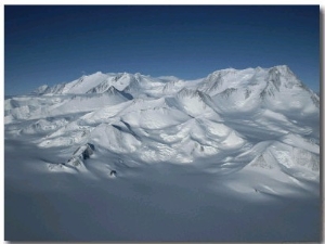 An Aerial View of Mount Vinson, Antarcticas Highest Peak