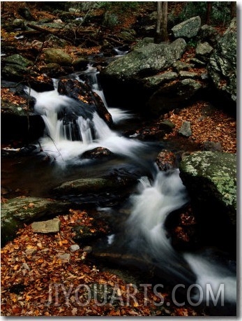 Scenic View of a Waterfall on Smith Creek