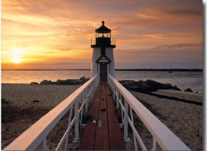 Brant Point Lighthouse, Nantucket Island, Massachusetts, USA