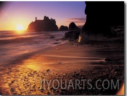 Ruby Beach at Sunset