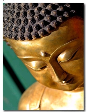 Buddha Faces at Sunday Market, Beijing, China