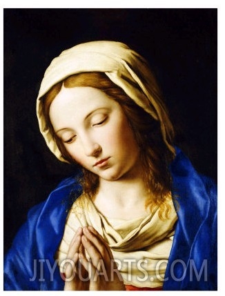 The Madonna, Bust Length, at Prayer