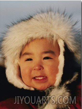 Portrait of an Inuit Child