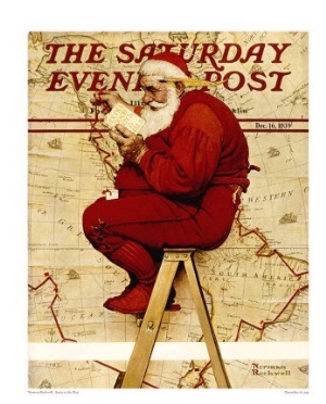 Santa at the Map