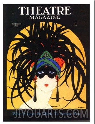 Theatre, Masks Magazine, USA, 1920