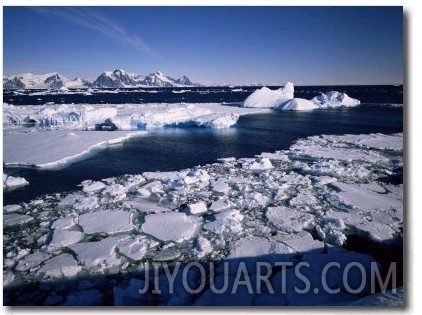 Coastal Scenery, Antarctic Peninsula, Antarctica, Polar Regions
