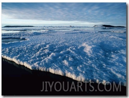 Fast Ice and Sea Ice Attached to the Antarctic Continent, Antarctica