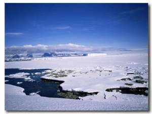 Looking East to West Coast of Antarctic Peninsula, Antarctica, Polar Regions