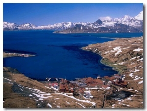 The Now Abandoned Grytviken Whaling Station in King Edward Point, Antarctica