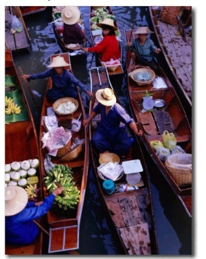 Floating Market, Damnoen Saduak, Thailand