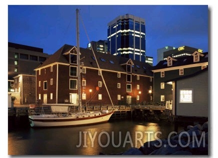 Old Port at Dusk, Halifax, Nova Scotia, Canada