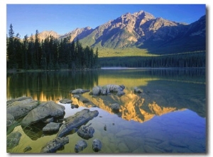 Pyramid Mt. at Sunrise, Canada