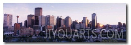 Summer, Skyline, Cityscape, Calgary, Alberta, Canada