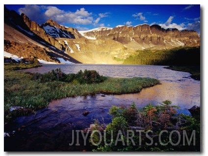 Upper Fish Lake at Sunrise, Banff National Park, Canada