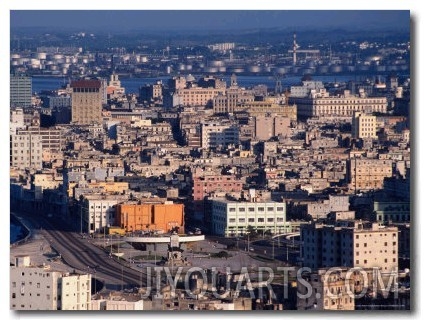 High Angle View Over City