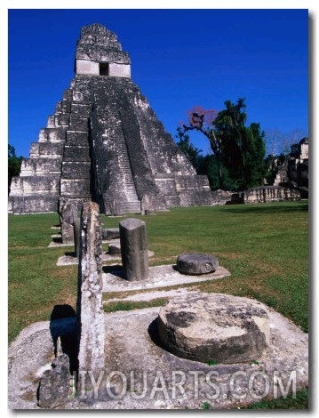 Temple I, Tikal, Guatemala