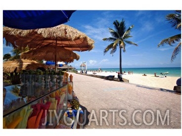 Fruit Stands on Playa Del Carmen, Mexico