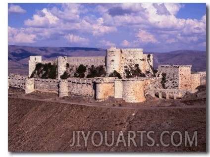 The Remarkably Well Preserved 800 Year Old Crac Des Chevaliers ( Castle of the Knights ), Syria