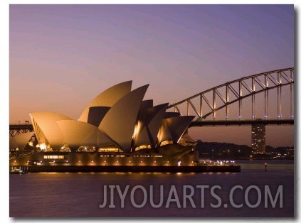 Opera House and Harbour Bridge, Sydney, New South Wales, Australia