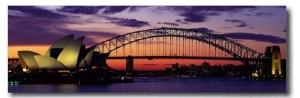 Sydney Harbour Bridge at Sunset, Sydney, Australia