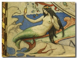 A Close View of N.C. Wyeths Map of Discovery of the Western Hemisphere