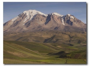 Chimborazo Mountain (6310 Meters) the Highest Mountain in Ecuador, Chimborazo Reserve, Ecuador