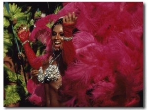 Mangulera Samba Dancer, Rio Carnaval Rio de Janiero, Brazil