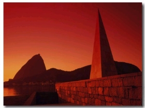 Sugar Loaf Mountain, Estacio de Sa Monument, Rio de Janeiro, Brazil