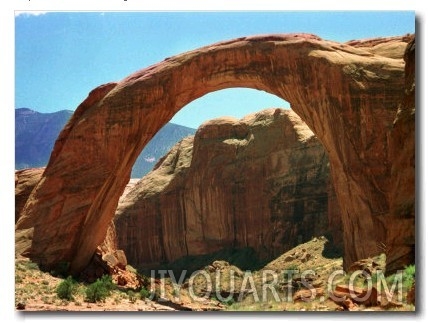 Rainbow Bridge National Monument is a Star Attraction at Lake Powell on the Utah Side