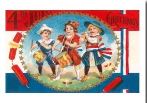 4th of July Greetings, Child Fife and Drum Corps