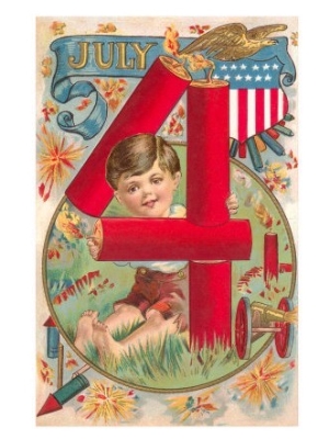 4th of July, Boy with Firecrackers