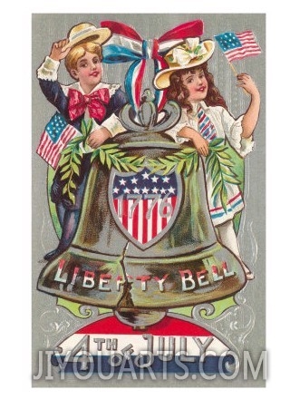 4th of July, Children with Liberty Bell