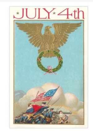 4th of July, Eagle Holding Wreath, Battle